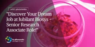 "Discover Your Dream Job at Jubilant Biosys - Senior Research Associate Role!"