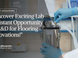 Lab Assistant Opportunity in R&D at Sika, Apply Online