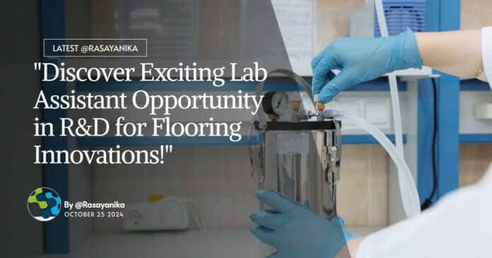 Lab Assistant Opportunity in R&D at Sika, Apply Online