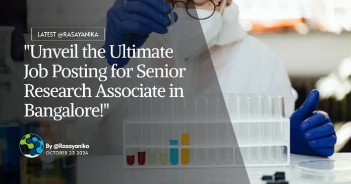 Freshers Chemistry Research Associate at Syngene - Apply Online