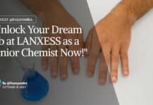 LANXESS Senior Chemist Role - MSc Organic Chemistry Apply Online