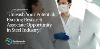 Freshers Chemistry Job at Tata Steel - Apply Now