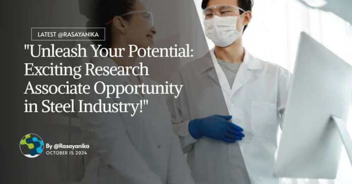 Freshers Chemistry Job at Tata Steel - Apply Now