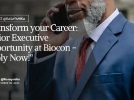 "Transform your Career: Senior Executive Opportunity at Biocon - Apply Now!"