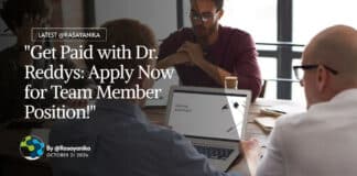Dr. Reddys Pharma Jobs: Apply Now for Team Member Position!