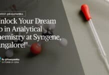 Analyst Analytical Chemistry at Syngene - Apply Online