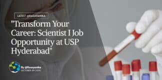 Scientist Job Opportunity at USP Hyderabad | Chemistry & Pharma Apply