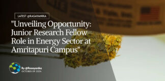 Chemistry Junior Research Fellow Role at Amrita Vishwa Vidyapeetham