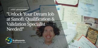 Sanofi Pharma & Chemistry Job - Qualification & Validation Specialist Role