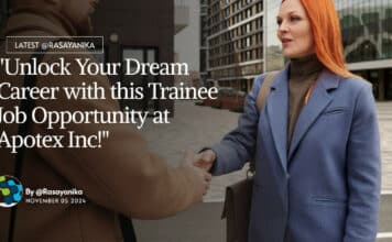 Pharma Trainee Job Opportunity at Apotex Inc! Apply Online "Unlock Your Dream Career with this Trainee Job Opportunity at Apotex Inc!"