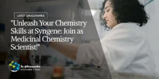 Syngene Medicinal Chemistry Scientist Job - Apply Online
