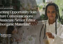 Springer Nature Chemistry Editior Opportunity - Apply Online