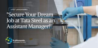 "Secure Your Dream Job at Tata Steel as an Assistant Manager!"