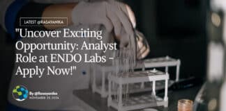 "Uncover Exciting Opportunity: Analyst Role at ENDO Labs - Apply Now!"