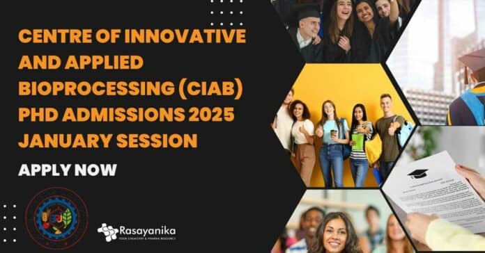 CIAB PhD Admissions 2025