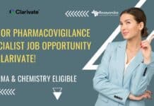 Clarivate Pharmacovigilance Specialist Job