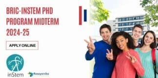 BRIC-inStem PhD Program Midterm 2024-25