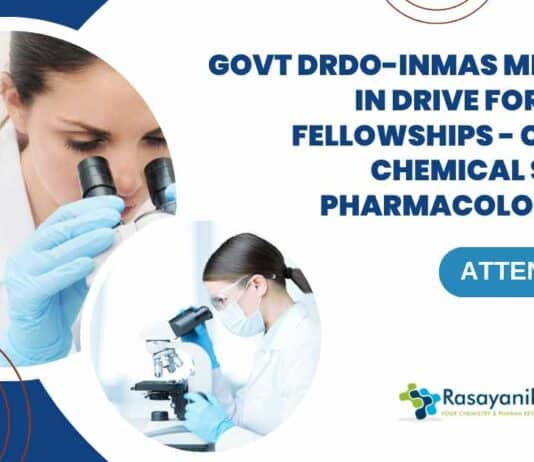 Govt DRDO-INMAS Mega Walk-In Drive