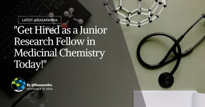 NIPER JRF Job For Pharmaceutical Sciences & Chemistry - Attend Walk-In