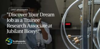 Freshers Analytical Chemistry Trainee Research Associate at Jubilant Biosys! Apply Online