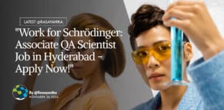 freshers-msc-chemistry-qa-associate-job-schrodinger-apply-online