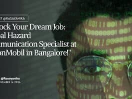 "Unlock Your Dream Job: Global Hazard Communication Specialist at ExxonMobil in Bangalore!"