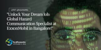 "Unlock Your Dream Job: Global Hazard Communication Specialist at ExxonMobil in Bangalore!"