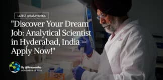 Analytical Scientist at Dr Reddy's – Chem & Pharma Apply Now!