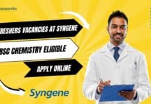 Freshers Vacancies at Syngene
