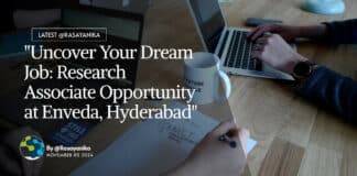 Freshers Jobs at Enveda - Pharmacology & Pharma Research Associate Position