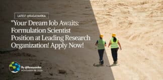 "Your Dream Job Awaits: Formulation Scientist Position at Leading Research Organization! Apply Now!