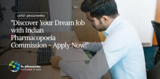 "Discover Your Dream Job with Indian Pharmacopoeia Commission - Apply Now!"