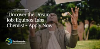 Equinox Labs Chemist Job Opening - Apply Now!