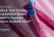 "Unlock Your Dream Job at Jubilant Biosys: Research Associate Position Available Now!"