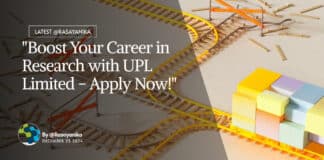 Freshers Chemistry Research Associate Job at UPL Limited - Apply Now!
