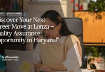 Lonza Pharma QA Job Opening - Apply Online