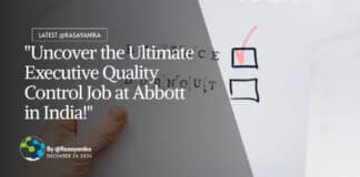 "Uncover the Ultimate Executive Quality Control Job at Abbott in India!"