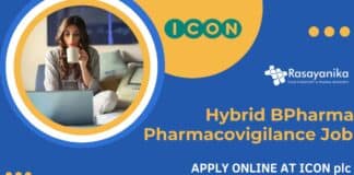Hybrid BPharma Pharmacovigilance Job at ICON plc - Apply Online