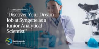 "Discover Your Dream Job at Syngene as a Junior Analytical Scientist!"