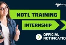 NDTL Training/Internship 2025 - Applications Invited Online