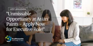 Asian Paints Chemistry Production Executive Job Openings - Apply Online