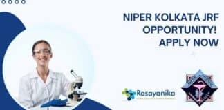 NIPER Kolkata JRF Jobs