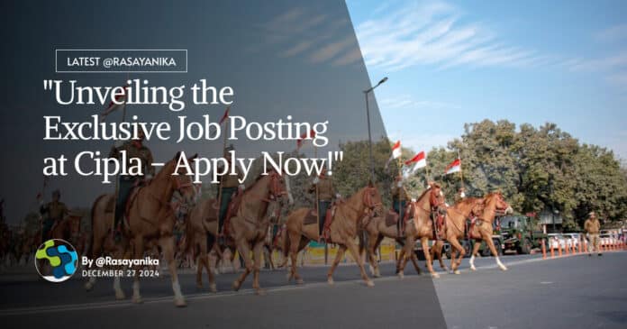 "Unveiling the Exclusive Job Posting at Cipla - Apply Now!"