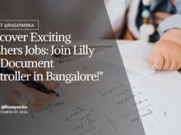 "Discover Exciting Freshers Jobs: Join Lilly as a Document Controller in Bangalore!"