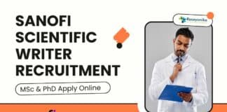 Sanofi Scientific Writer Vacancies
