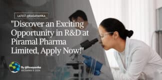 Freshers R&D Jobs at Piramal Pharma Limited, Chemistry Apply Now!