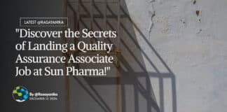 Quality Assurance Associate Job at Sun Pharma! Apply Now