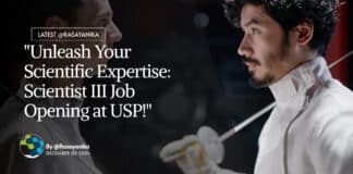 USP Pharma Scientist Job Opening! MPharma & PhD Apply