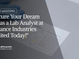 "Secure Your Dream Job as a Lab Analyst at Reliance Industries Limited Today!"