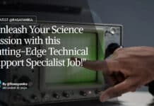 "Unleash Your Science Passion with this Cutting-Edge Technical Support Specialist Job!"